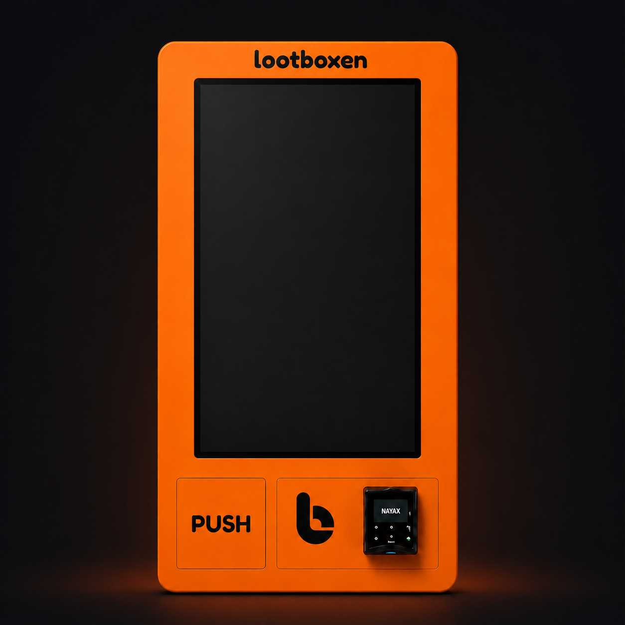 Lootboxen varuautomat – Orange design